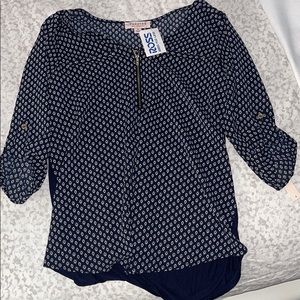 Navy blue blouse M